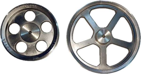 POLEA DE ALUMINIO 10X2A